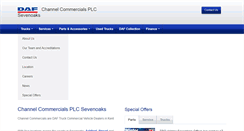 Desktop Screenshot of channeldafsevenoaks.co.uk
